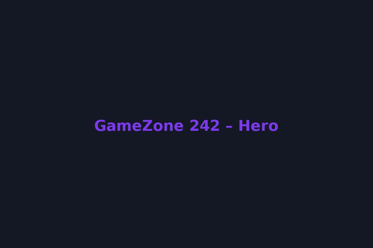 Salle de gaming GameZone 242